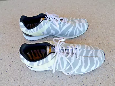Loudmouth Etonic Stabi Gray/White Zebra Waterproof Golf Shoes. Men's 13 M • $33.96