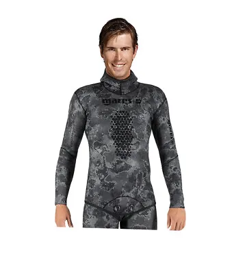 Mares 3mm Explorer Wetsuit (Jacket Only) - Freediving Scuba Diving - Black Camo • $221.95