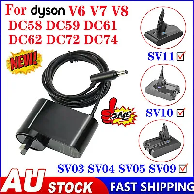 NEW Adapter For Dyson V6 V7 V8 Animal Absolute SV03 SV10 SV11 Battery Charger • $22.98
