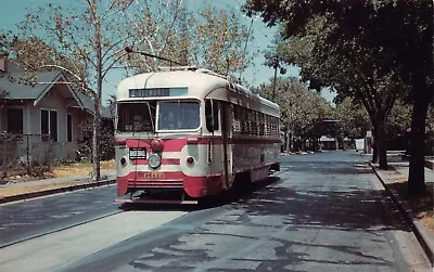 Dallas County Texas McKinney Ave Transit Authority Trolley Vtg Postcard CP340 • $8.85