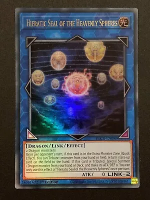 Hieratic Seal Of The Heaven Spheres | BLCR-EN090 | Ultra Rare | 1st Ed | YuGiOh • £1.50