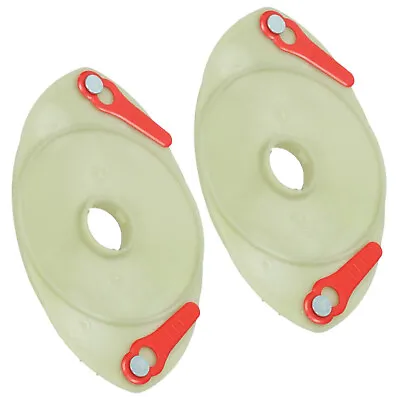 Mounting Disc & Plastic Blades For CHALLENGE MEH29 (900w) MEH929 Lawnmower X 2 • £21.31