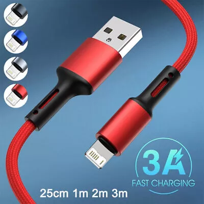 USB Charging Charger Cable Cord Data For IPhone 6 7 8 X XR 11 12 13 Pro Max IPad • $6.85