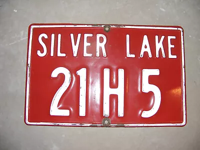  Vintage Metal Rural Silver Lake MN Fire Department Sign • $35