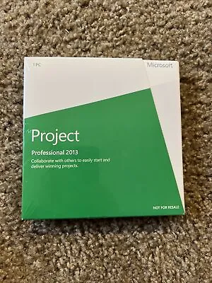 Microsoft Project 2013 Professional WITH DISC 32/64 BIT • $575