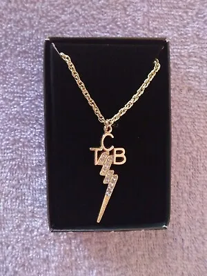 Elvis Presley Tcb Gold Plated Rhinestone Necklace Brand New • $45
