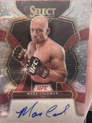 2023 Panini Select UFC #SG-MCM Mark Coleman Signatures Auto Disco Prizm MMA Card • $15