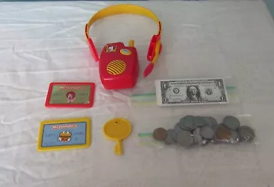 Mcdonalds Toy Electronic Cash Register Replacement Parts Money Credit Card Key • $33.99