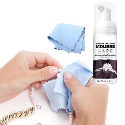 Jewelry Cleaner Solution Foaming Polishing Jewelry Cleaning Kit For Watch • £6.92