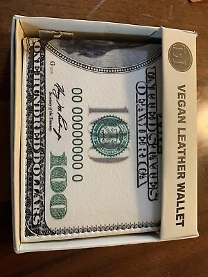 New $100 Dollar Bill Wallet -Vegan Leather Bifold Novelty Wallet. Free Shipping • $5.99