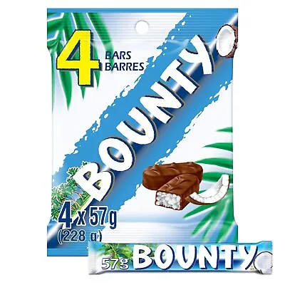£14.67 • Buy Cadbury Bounty Chocolate 4 Pack 228 Grams 10.15oz