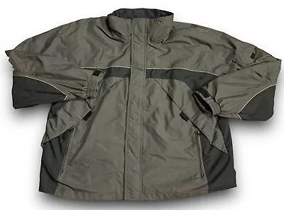 Cabelas Outdoor Gear Mens Windbreaker Jacket 2XL Green Full Zip Coat Hunting VTG • $6.49