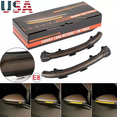 $17.99 • Buy For VW MK7 Golf GTI LED Dynamic Turn Signal Side Mirror Sequential Light /Pair