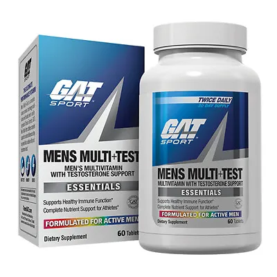 GAT Mens Multi Test 60 Tablets GMP Quality Assured • $15.95