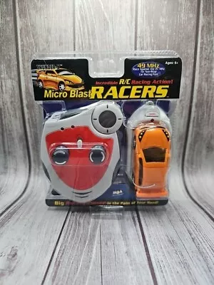 MICRO BLAST RACERS R/C Radio Controlled Race Car Thunder X 27 MHz NIP • $15