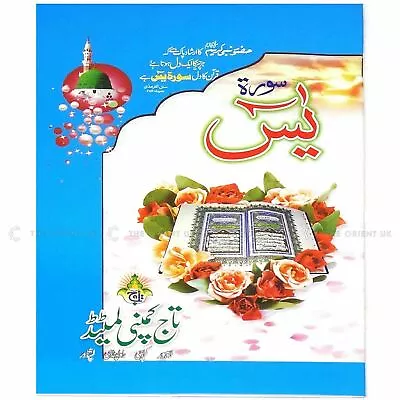 Large Surah Yasin 9 Lines Bold Letters Quran Surat 4 Quls Yaseen • £4.99