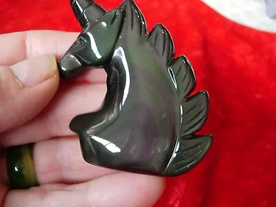 Rainbow Obsidian Unicorn No 1 • £28