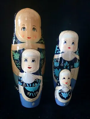 4 Matryoshka  Russian  Nesting Dolls • £5