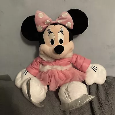 Disney Store Minnie Mouse 2011 Limited Edition Ice Skating Plush Soft Toy | 18  • £6.49