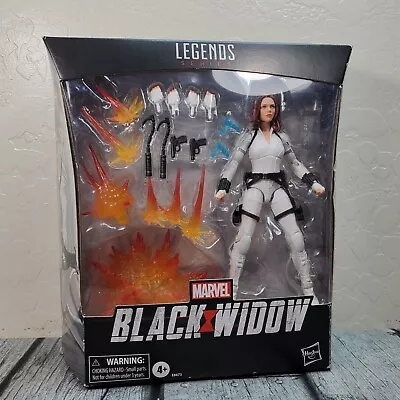 Hasbro Marvel Legends Black Widow Deluxe White Suit 6  Action Figure New 2020 • $31.44