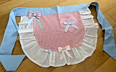 Lolita Pastel Kawaii Cosplay Apron Pinafore Fairy Kei Handmade Custom • £12