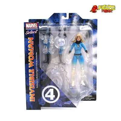 Marvel Select Sue Storm Invisible Woman 7  Action Figure (NM Package!) • $25.49