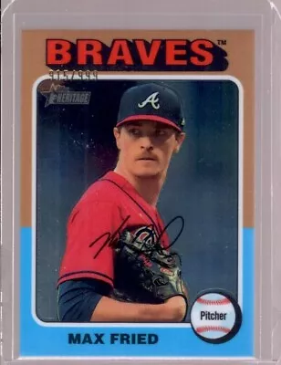 MAX FRIED 2024 Topps Heritage Chrome #268 Parallel #915/999 • $2.99