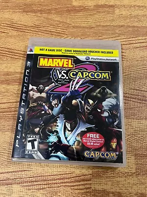 Playstation 3 Marvel Vs Capcom 2 PS3 -   Empty Case With  Expired Code. • $199.99