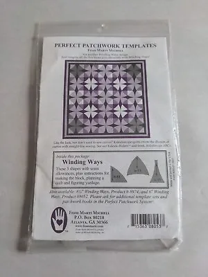 Marti Michell Perfect Patchwork Template-Winding Ways 11  • $10