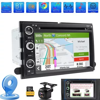 For 2004-2008 Ford F150/250/350 Car 7'' DVD CD Player Car Audio Radio Stereo+MAP • $169.50