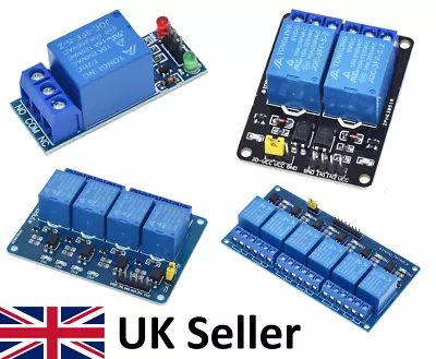 £2.99 • Buy Relay Module SPDT SPST, 5V, 1-6 Channel, Arduino, Raspberry Pi, Pico, PIC UK