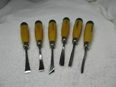 6 Piece Millers Falls Tools USA No 106 Hand CARVING Tools Chisels Woodworking • $29.99