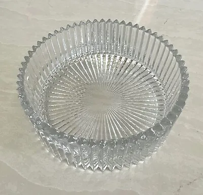 Mikasa Diamond Fire Clear Glass Hostess Bowl. Excellent Quality. Beautiful. • $18.99
