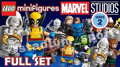 LEGO Minifigures: Marvel Studios Series 2 [71039] NEW COMPLETE FULL SET • $85