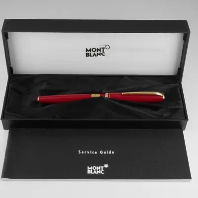 Montblanc Generation Red GT Fountain Pen F (Excellent) With Box FREE SHIPPING • $299