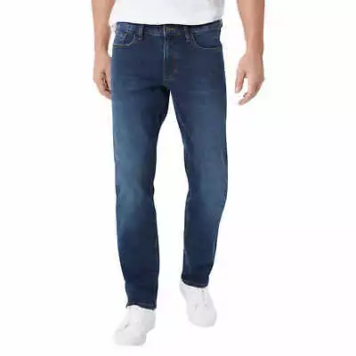 Izod Men's Straight Fit Jeans Comfort Stretch 5 Pockets • $24.99