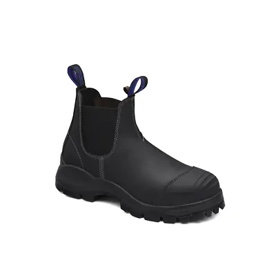  990-105 Steel Toe Slip-On Elastic Side Boots W/ Kick Guard Black AU Size 10.5 • $185.66