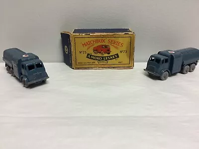 Matchbox Moko LESNEY Pressure Refueller No. 73 (2) & Original Box Job Lot • $19