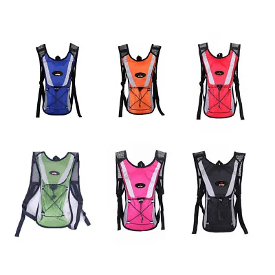 Outdoor Hiking Camping Cycling Running Hydration Pack Backpack+2L Water Bladder • $25.99