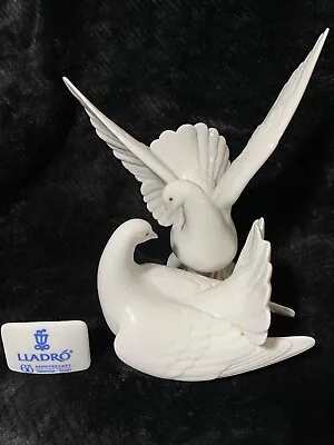 Lladro  Love Nest  Turtle Doves  Made In Spain Gloss Finish #6291 • $90