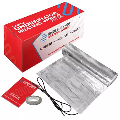 Electric Underfloor Heating For Laminate - Foil Mat - Fast Warmup - Efficient • £311.49