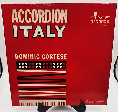 Accordion Italy Vinyl Dominic Cortese Mid Century Modern Music Italian Classics • $9.95