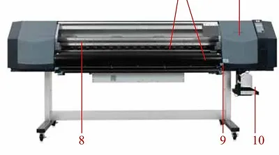 HP Designjet 8000S FRONT COVER / LIFT UP WINDOW Q6670-60008 • $195