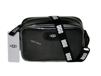 New Ugg Janey Ii Clear Sheepskin Crossbody Shoulder Black Bag Purse Handbag Nwt • $64.95