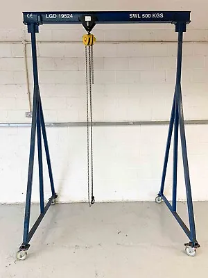 500kgs Swl Gantry Crane System Hand Operated £750.00 • £900