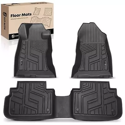 New 3pcs Black Floor Mats Liner For Subaru Forester 2019-2022 Front & Rear Side • $81.99