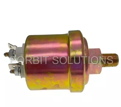 Oil Pressure Sender VDO Type 0-80 Psi 10-180 Ohms W/16 Psi Alarm Switch Low • $20.99