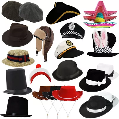 Childs Hats Fancy Dress Accessory For World Book Day Outfit Prop Fancy Dress Lot • £7.99