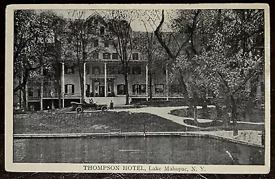 Postcard Lake Mahopac New York Thompson Hotel Vintage • $5.75