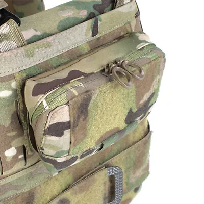 Pew Tactical Map Pouch MOLLE Pouch Accossory Admin Chest Pouch Storage Bag Camo • $28.40